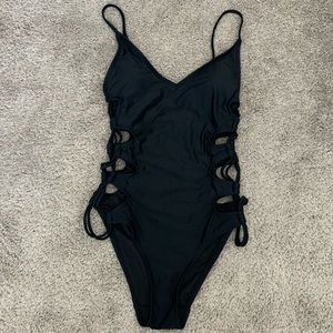 High Leg One Piece Swimsuit